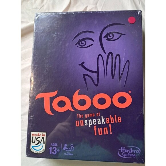 TABOO GAME NEW UNOPENED - Still in Shrinkwrap - Game of Unspeakable Fun - Picture 1 of 2
